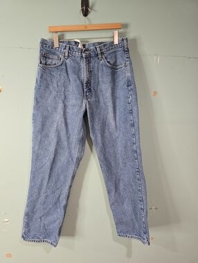 Carhartt Jeans Flannel Lined B172 DST Relaxed Fit Size 36x30 Blue Denim Mens
